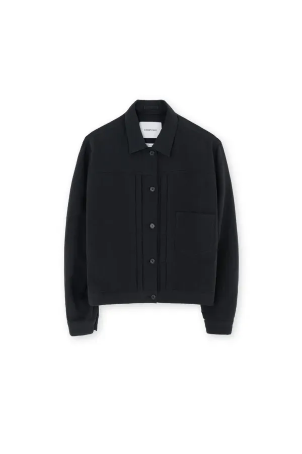 W Type 1 Trucker Jacket, Black