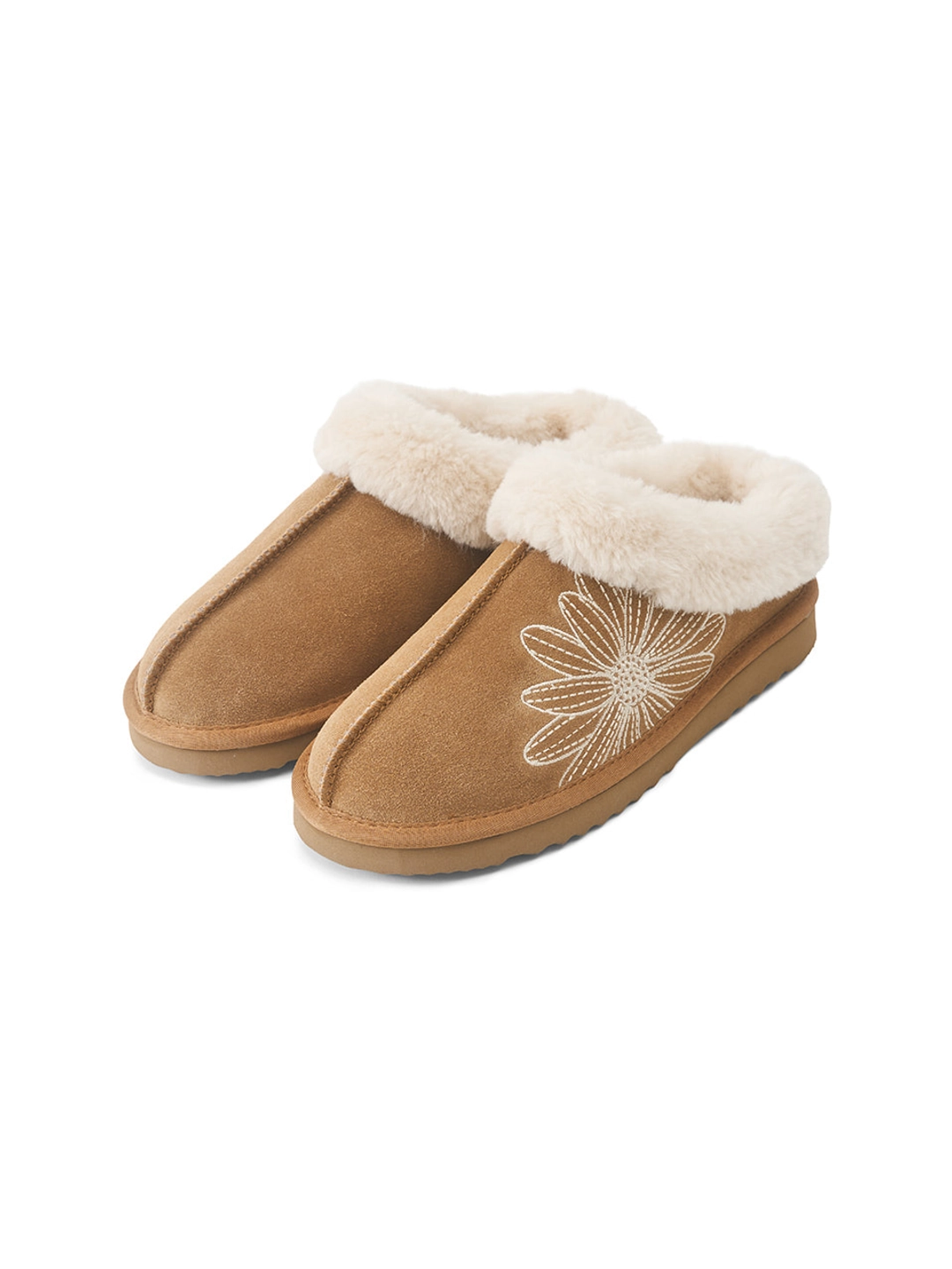 마르디 메크르디 CLASSIQUE FUR MULE (2CM)_CHESTNUT 상품 이미지 1