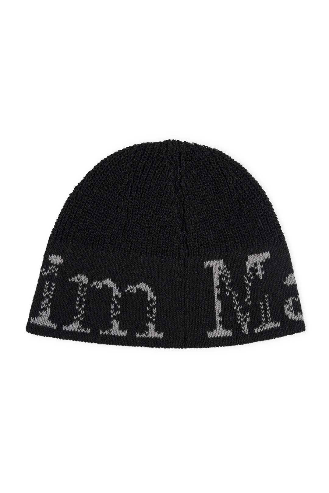 마뗑킴 CRACKED LOGO LIGHT BUCKET BEANIE IN BLACK 상품 이미지 2