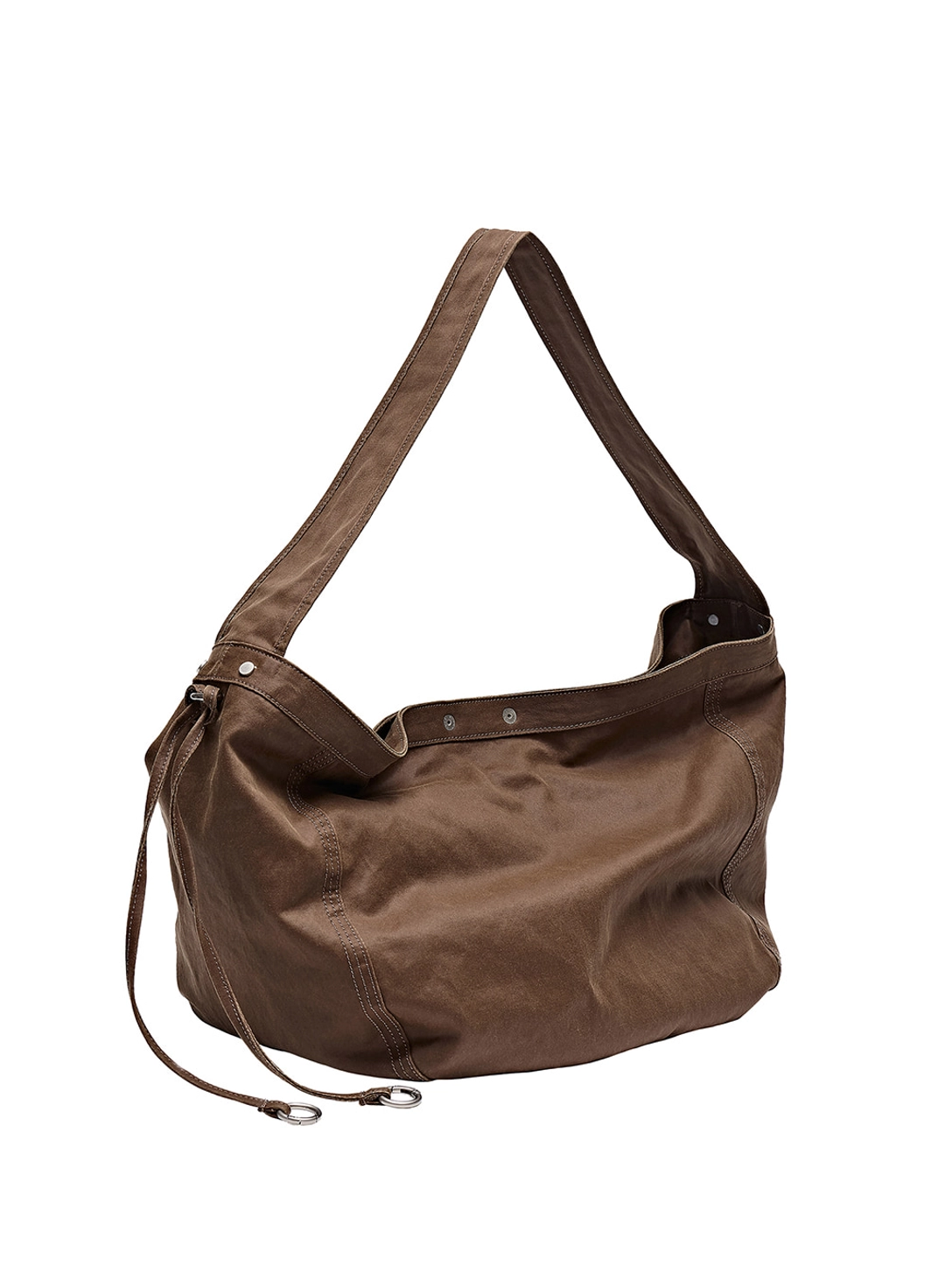 파르티멘토 VTG Washed Paper Leather Hobo Bag_Brown 상품 이미지 1