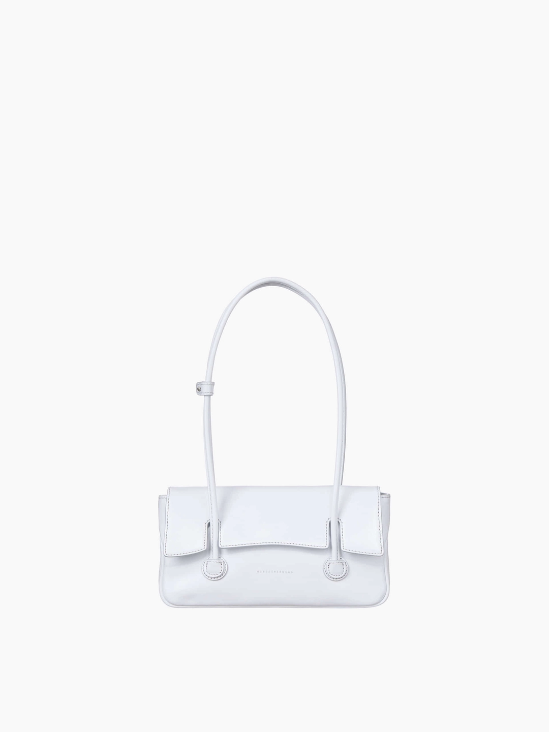 마지셔우드 FLAP SMALL_white glossy plain 상품 이미지 1