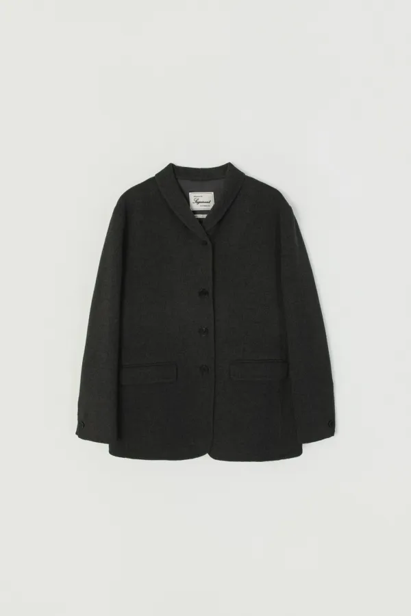 SANDEN CASHMERE JACKET_BLACK