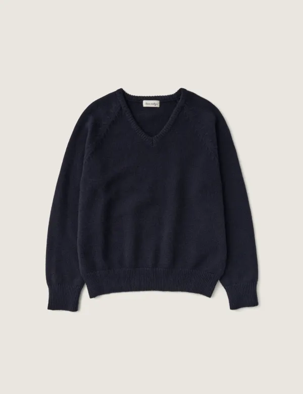 Nova Baby Alpaca Sweater (Navy)