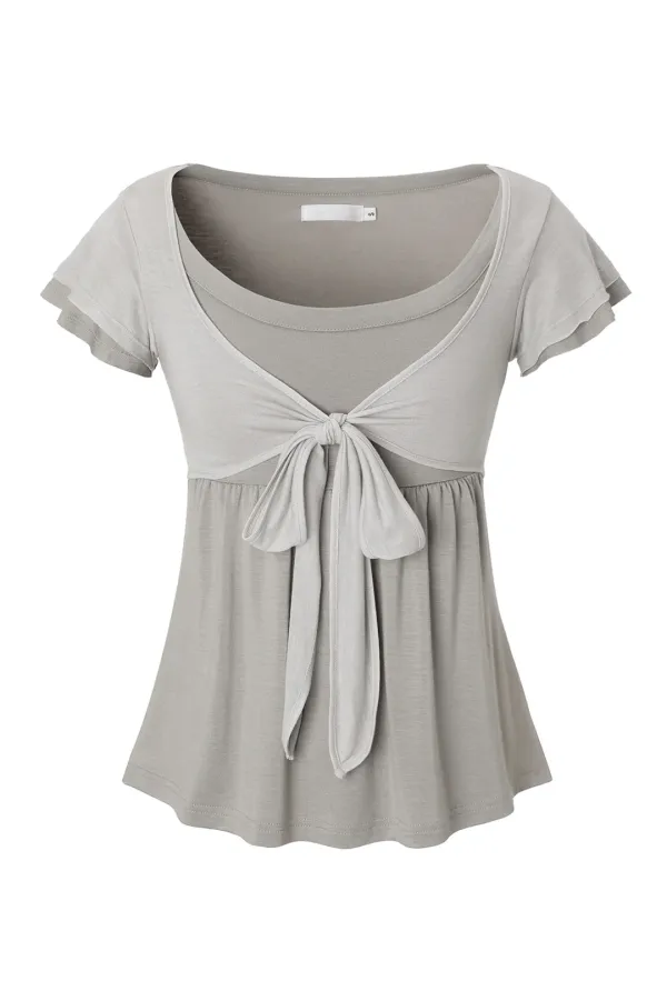 Soft ribbon top