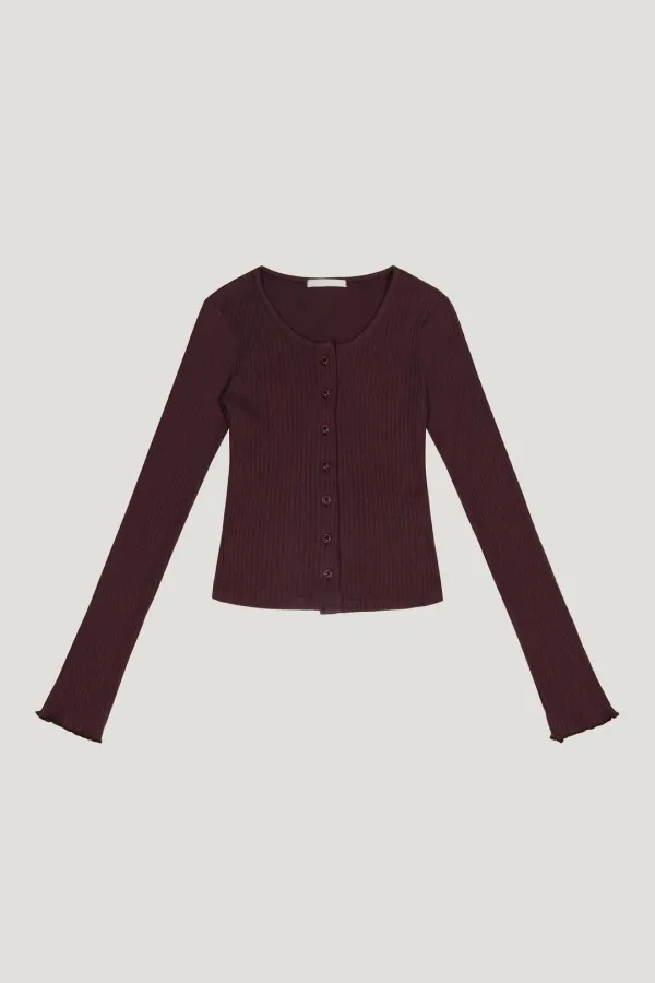 Avel Cardigan Set (purple)