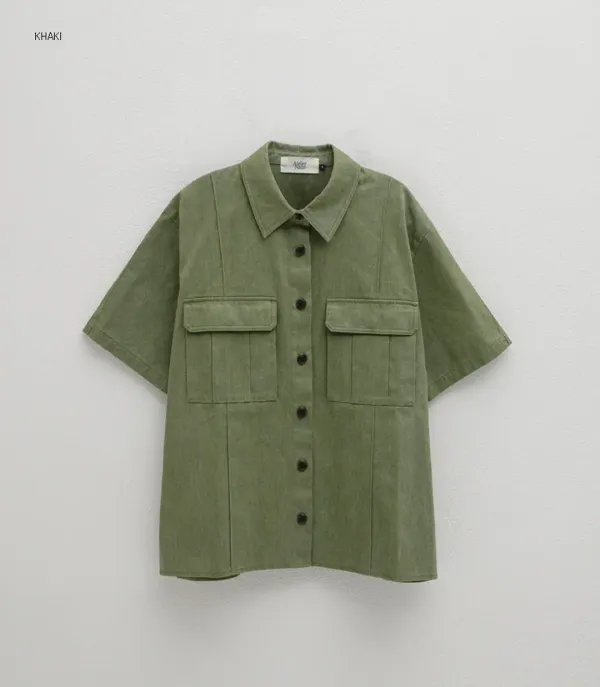 (BL-4233)GARMENT WASHING SET-UP SHIRT