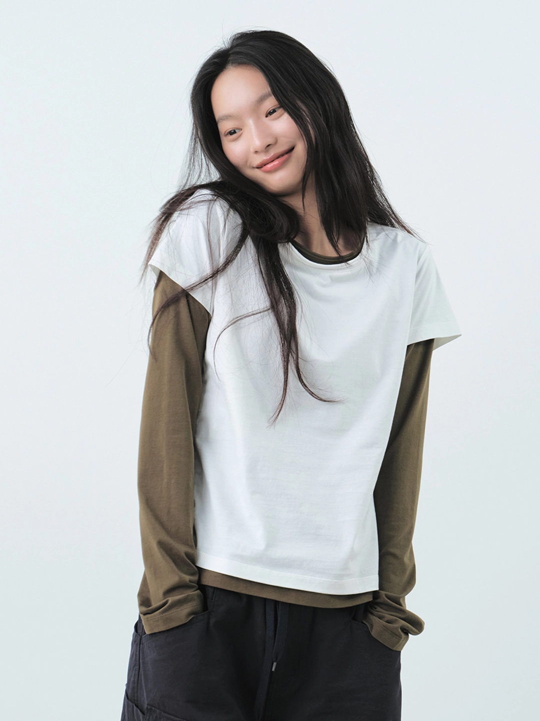 시티브리즈 미니 로고 반팔 티셔츠_4COLORS 상품 이미지 2