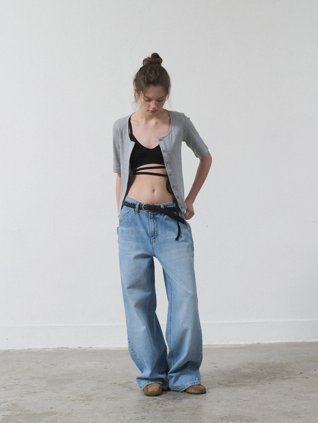 포에토 TAN OVER DENIM PANTS 상품 이미지 2