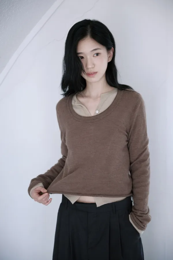 surry knit (choco latte)