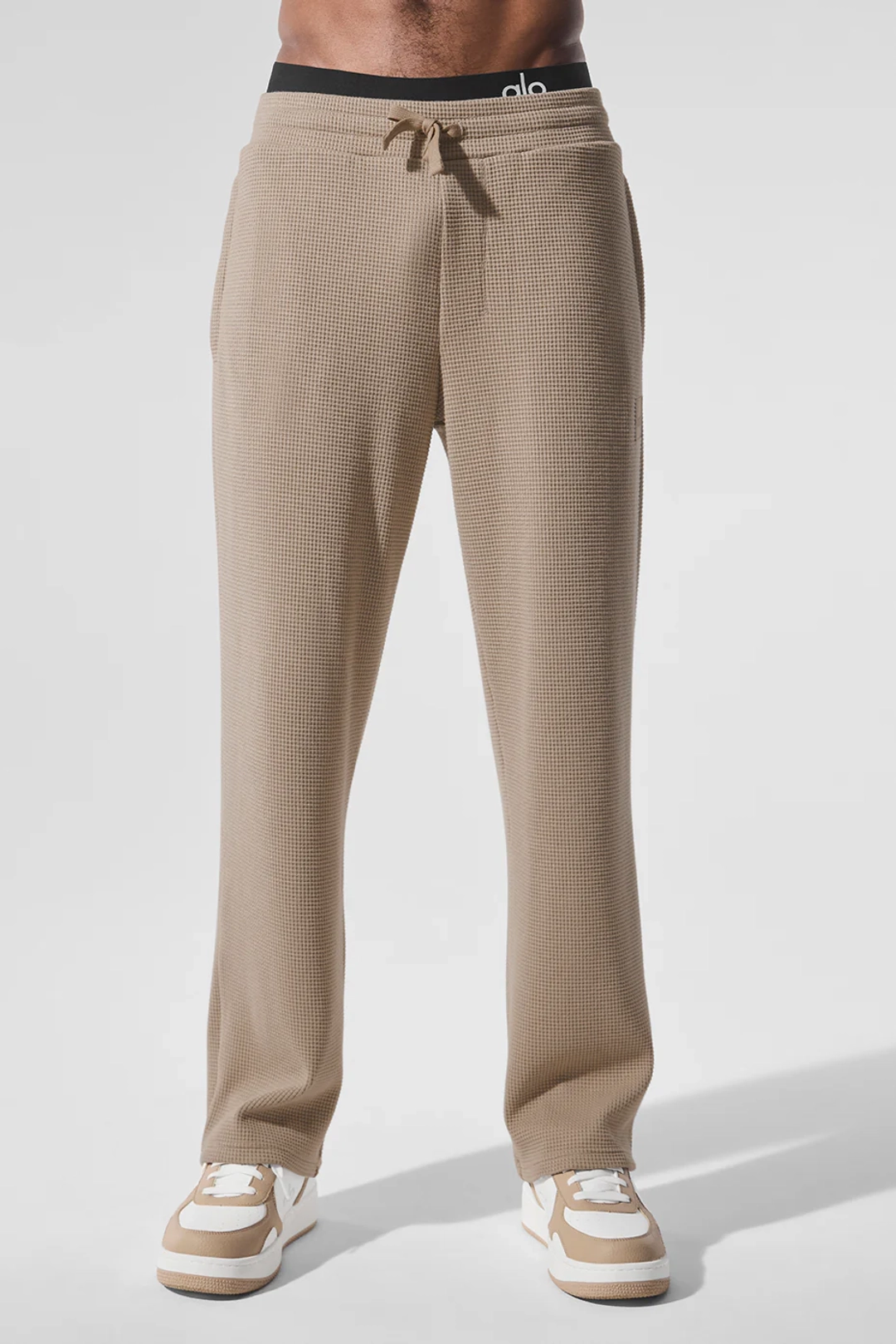 알로요가 Elevate Waffle Straight Leg Pant - Gravel 상품 이미지 1