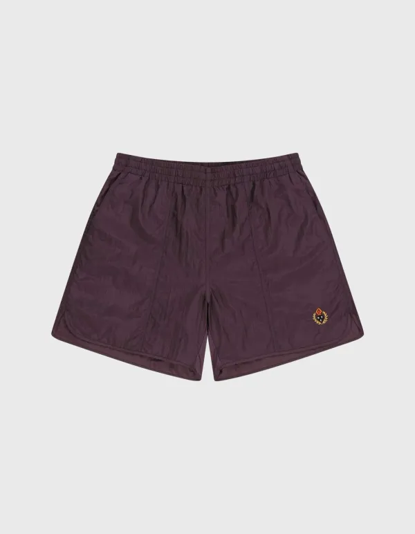 CREST NYLON WASHER SHORTS / Purple