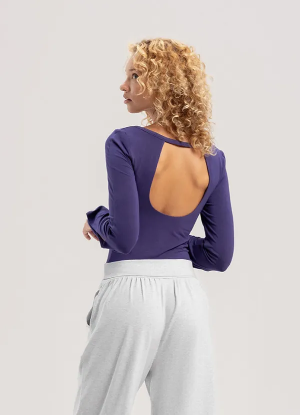Puff long sleeve_Mulberry Purple