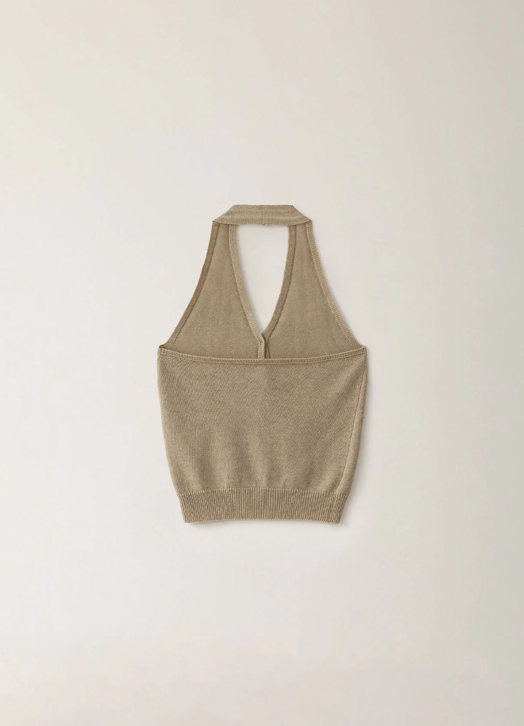페블엠 Sally Halter Knit Vest - Beige (10월 중순 순차배송) 상품 이미지 2