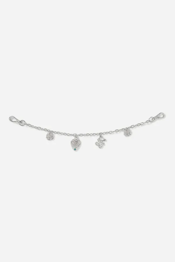 MULTI CHARM CHAIN - SILVER