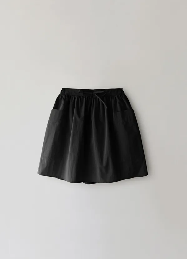 2ND / Casali flared skirt (Black)