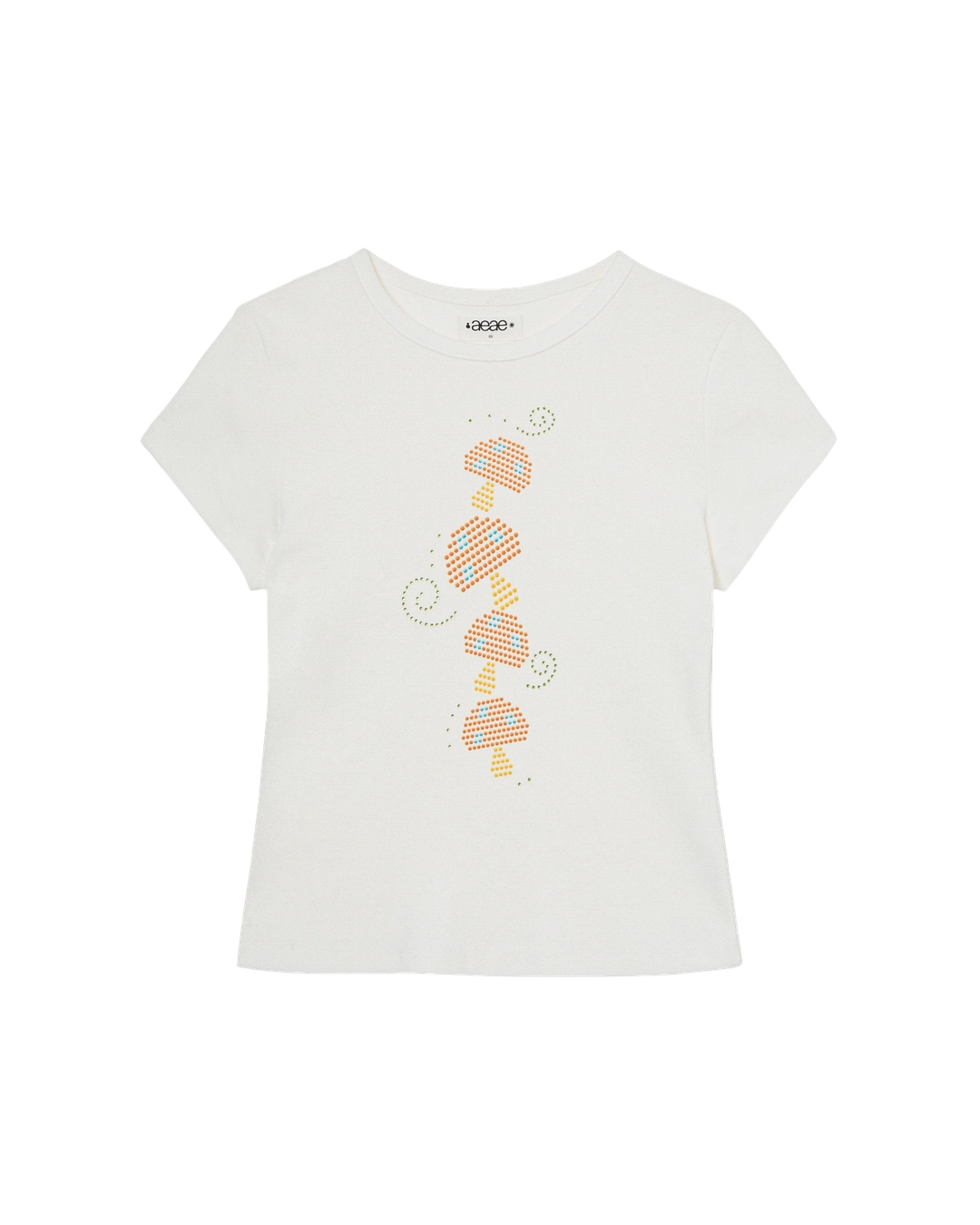 에이이에이이 MUSHROOM HOTFIX TEE [WHITE] 상품 이미지 1