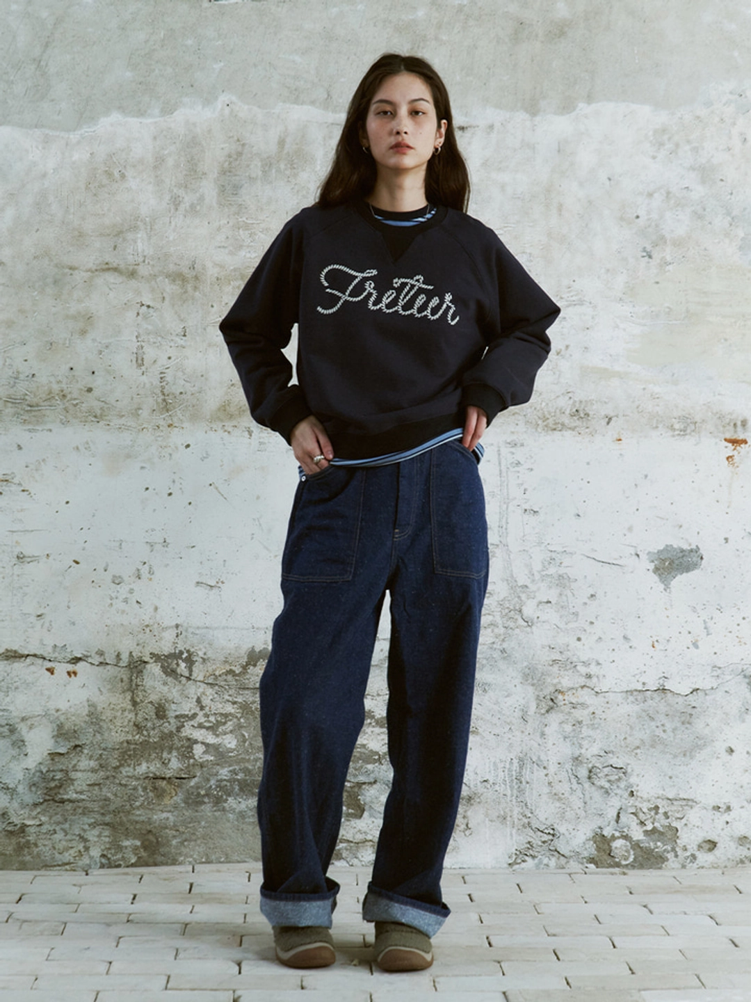 프리터 Classic Rope Sweatshirt 3Color_F254TS03 상품 이미지 3