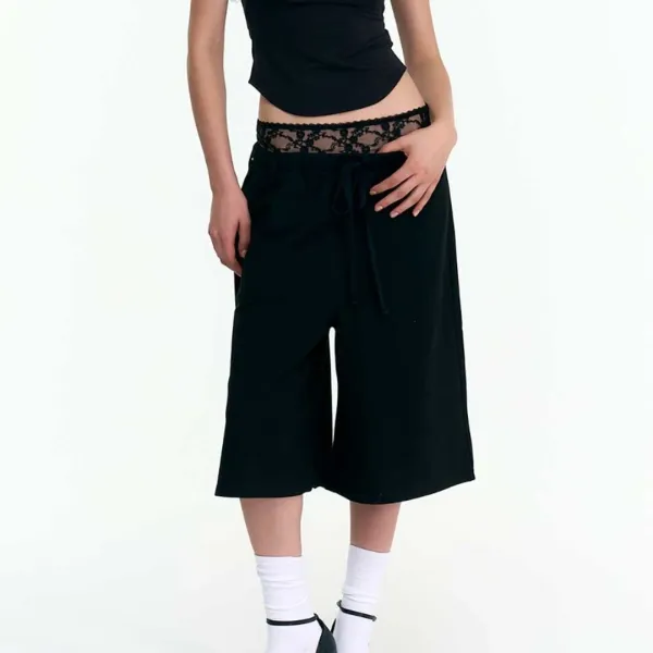 BELLA BERMUDA PANTS (BLACK)