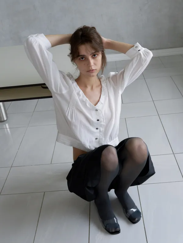 [2nd] Etna lace blouse - ivory