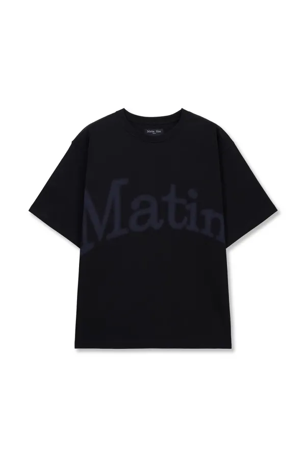 BIG ARCH LOGO TOP FOR MEN IN BLACK