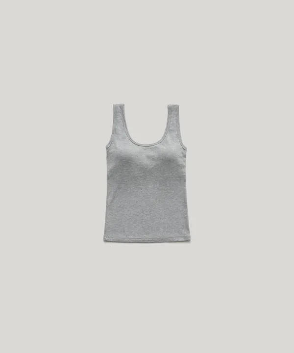 PVIL Bra Free Tank Top(Gray)