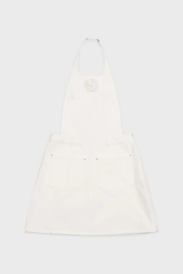 Flower Halter One-Piece (Ivory)