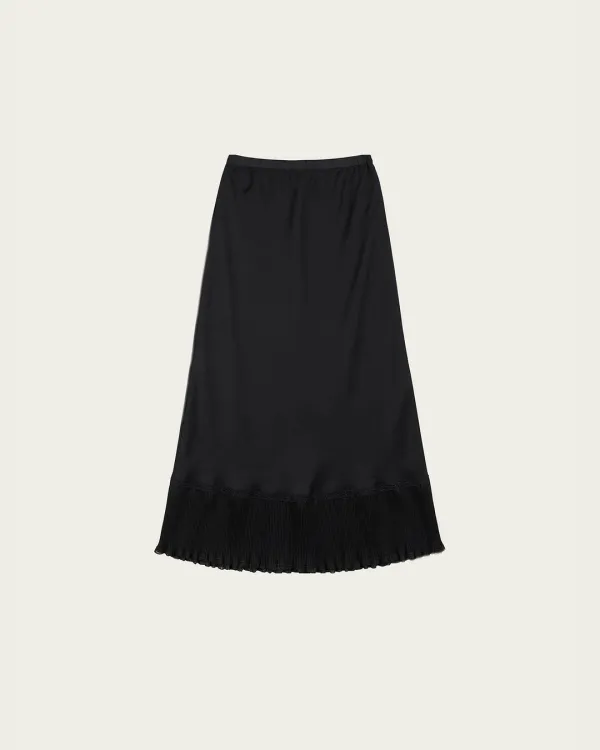 (3차) Saran Skirt - Black