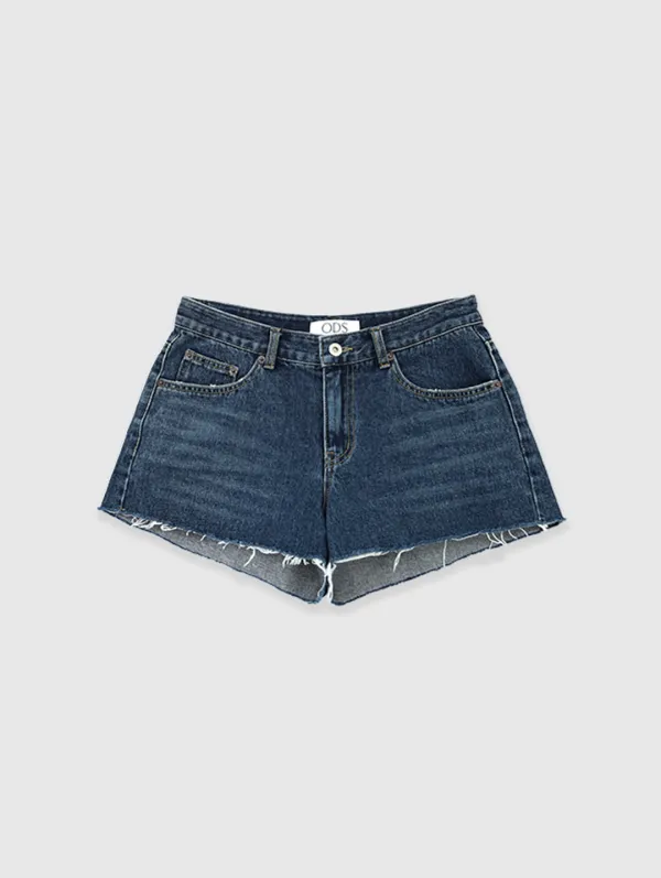 020 RawDenim Shorts (Mid Blue)