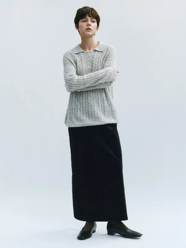 Velvet Cut H-SK_(Black)