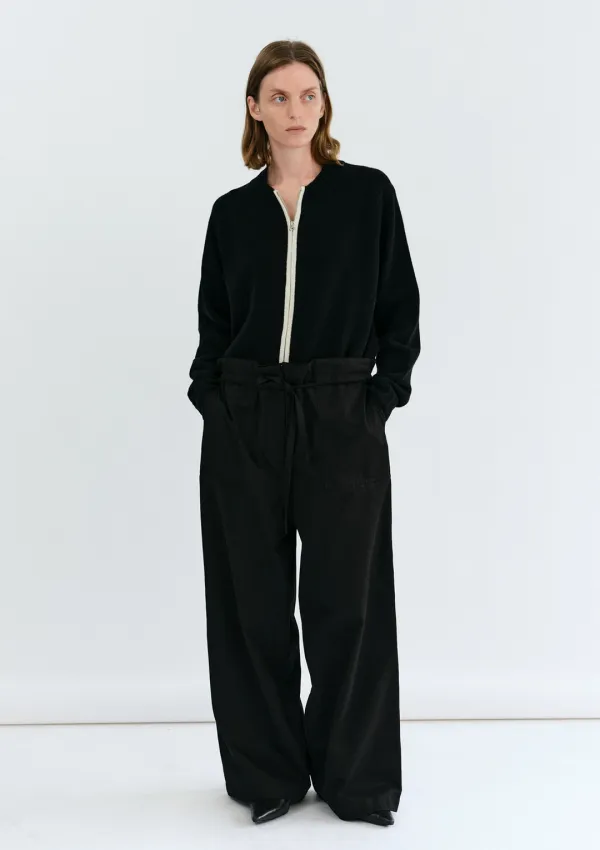 Bergen String Pocket Pants in Black