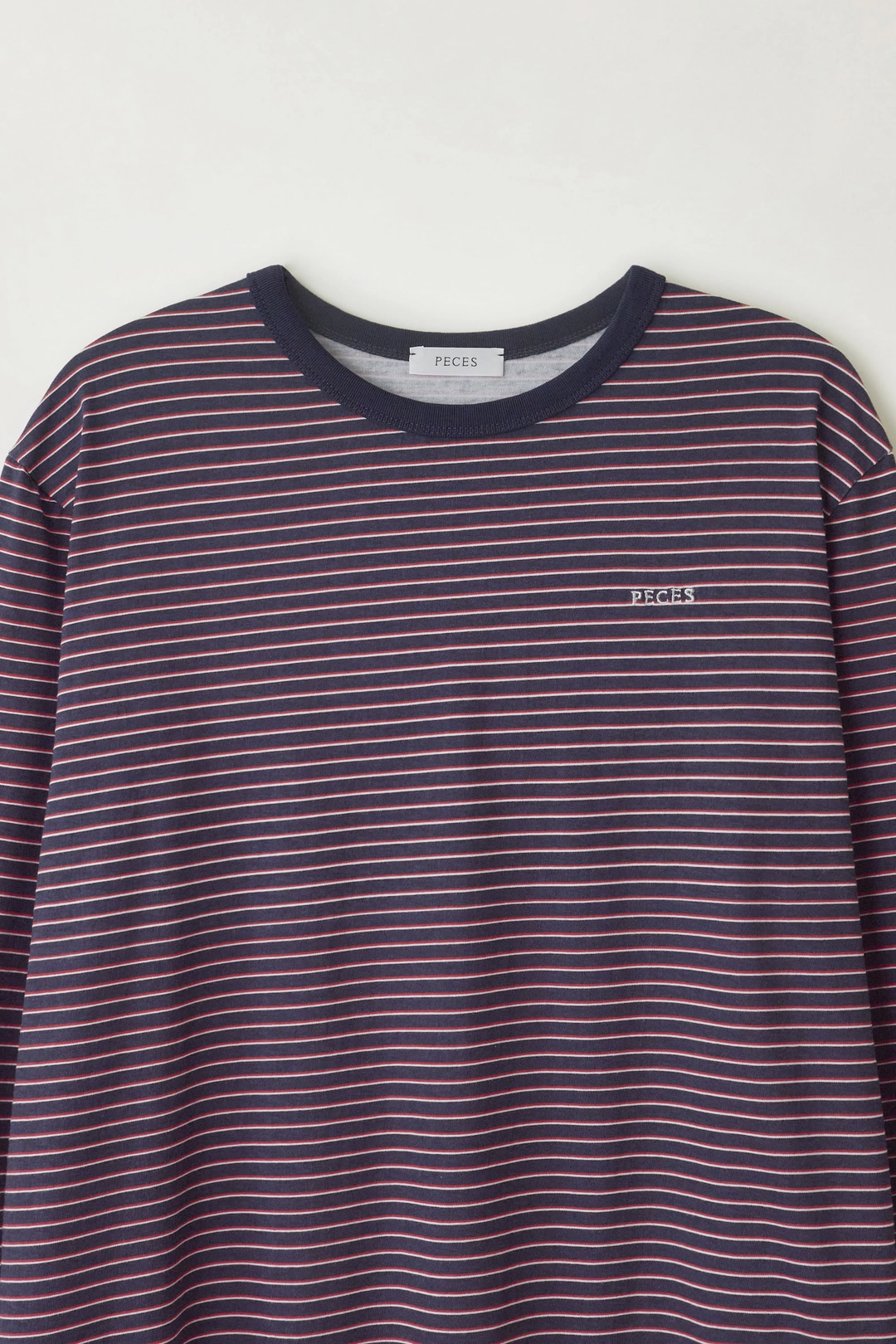 페세스 Striped box t-shirt (Navy) 상품 이미지 2