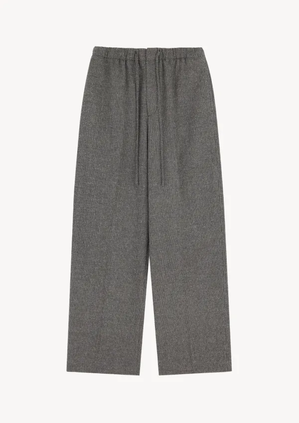 Rowan Banding Slacks in Houndstooth Black
