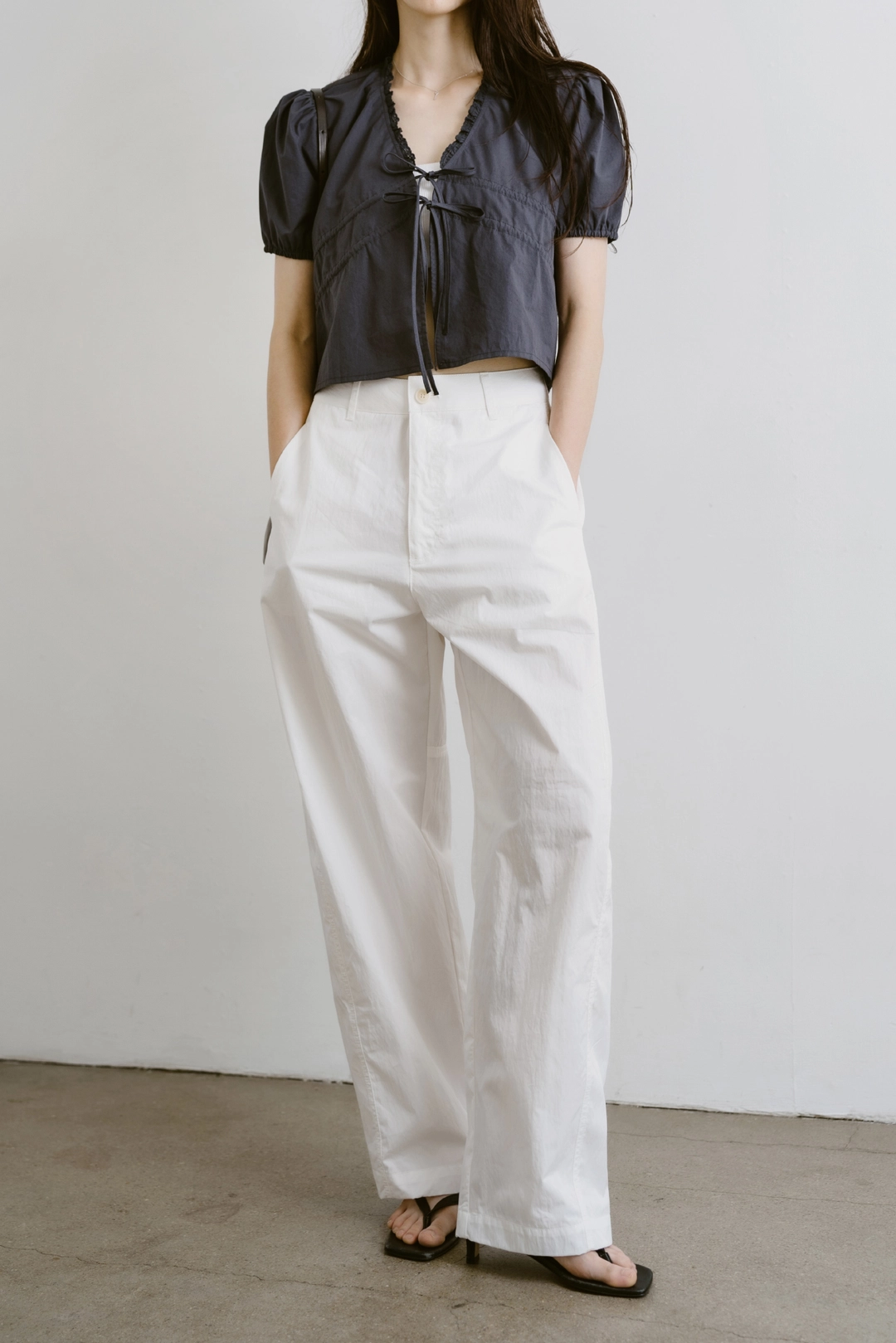 스앨더 36445_Curved-leg pants [dh] 상품 이미지 2