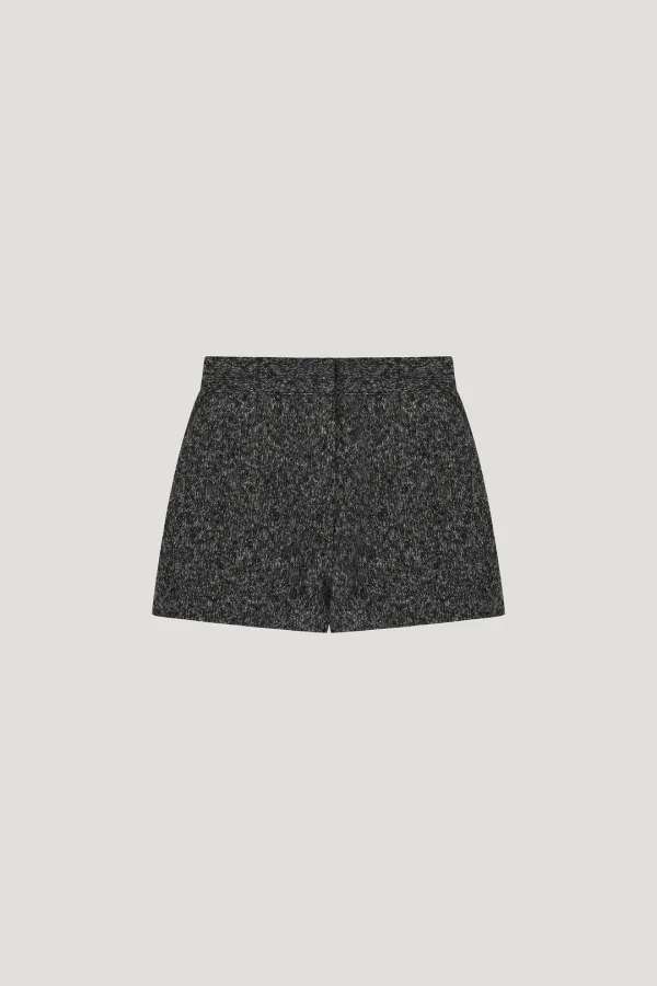 [L/V] HYGGE WOOL SHORTS (CHARCOAL)