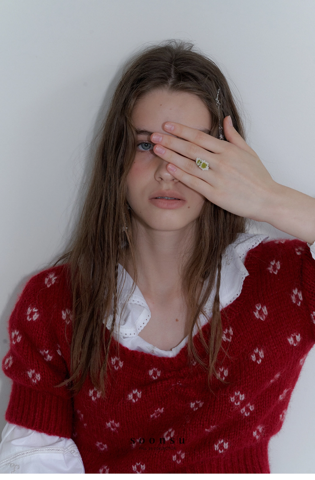 순수 (2nd Re-stock) Poetic Pullover (Red) 상품 이미지 1
