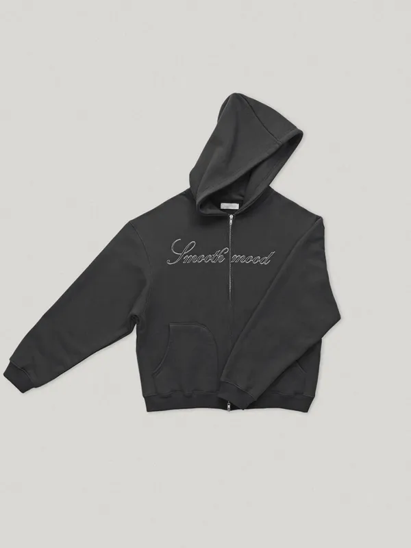 Charcoal Tully Hooded Zip Up (6th)