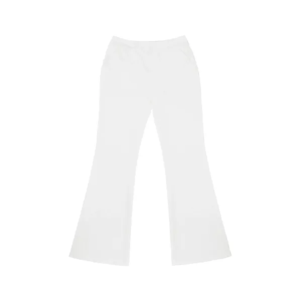 Nylon Bootcut Pants (cloud white)
