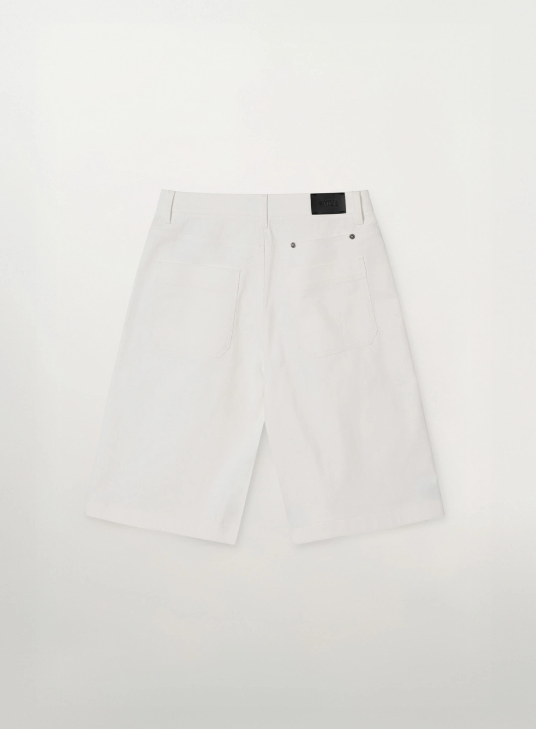 세터 (W) Stitch Cotton Bermuda Pants - White 상품 이미지 2