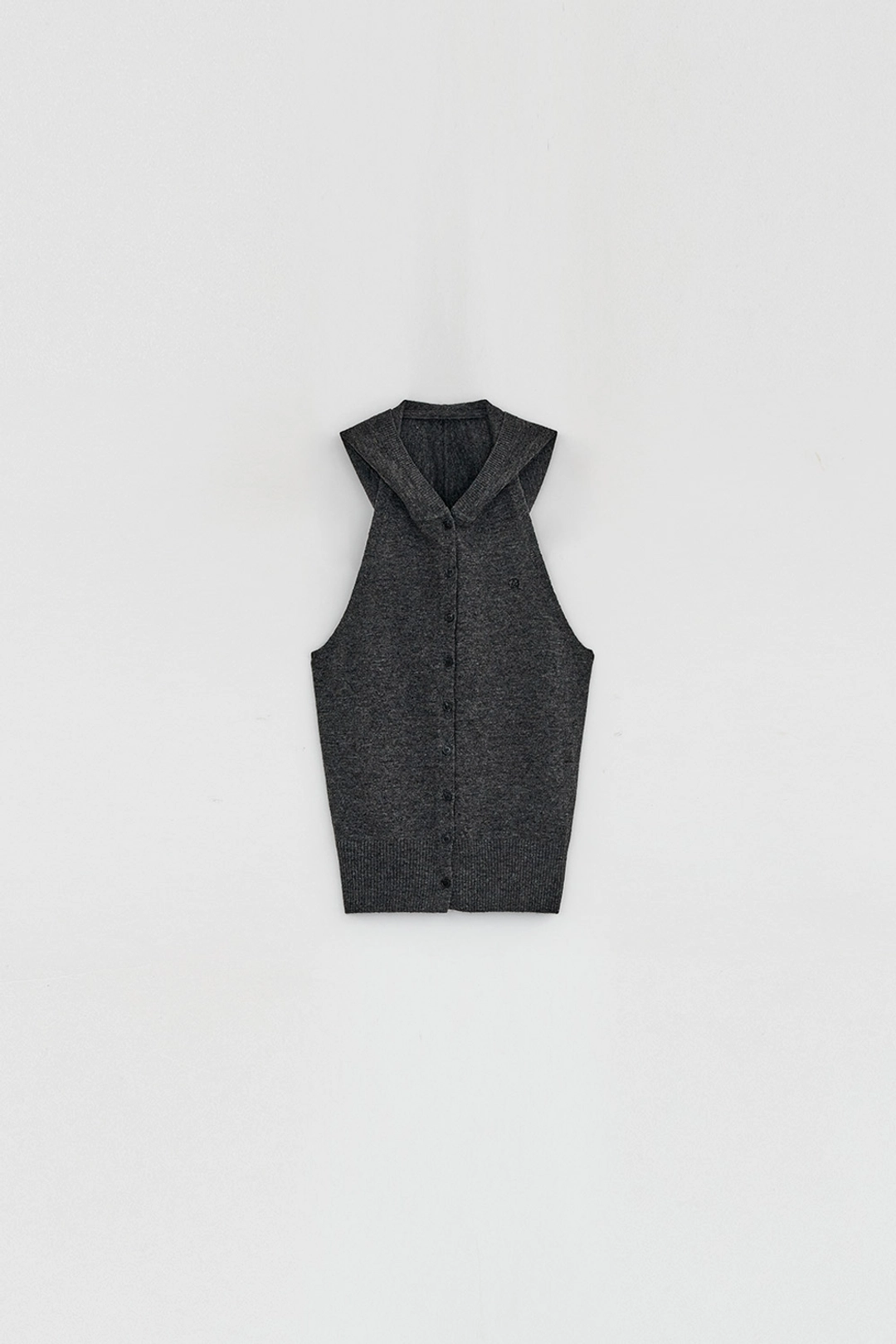 다이애그널 HALTER HOODIE KNIT VEST 상품 이미지 3