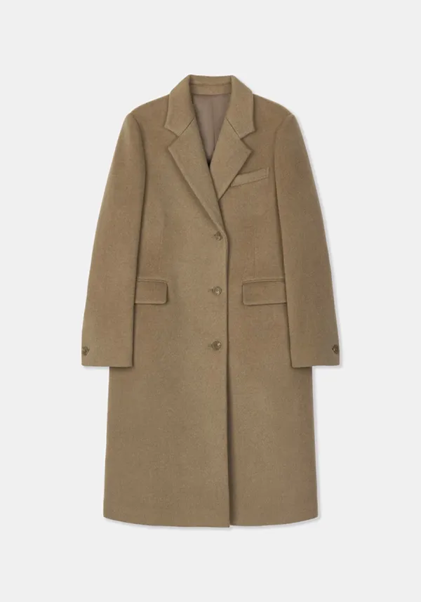 Cashmere wool coat (Beige)