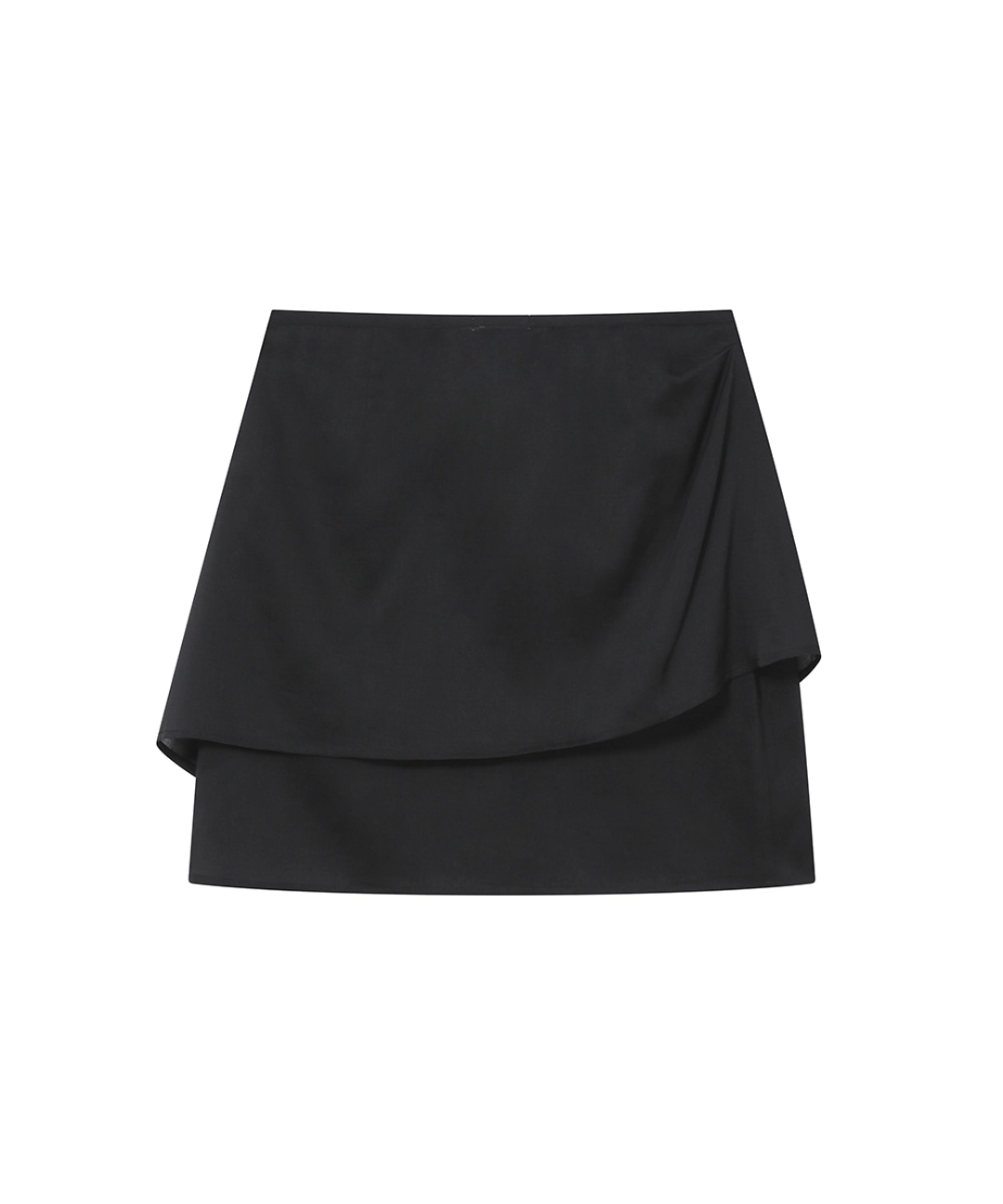 미세키서울 [레이 PICK] Sheer layered midi skirt BLACK 상품 이미지 2