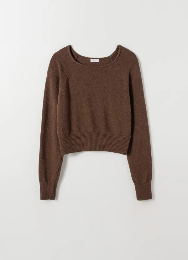 Lev Boat Neck Knit(Brown)