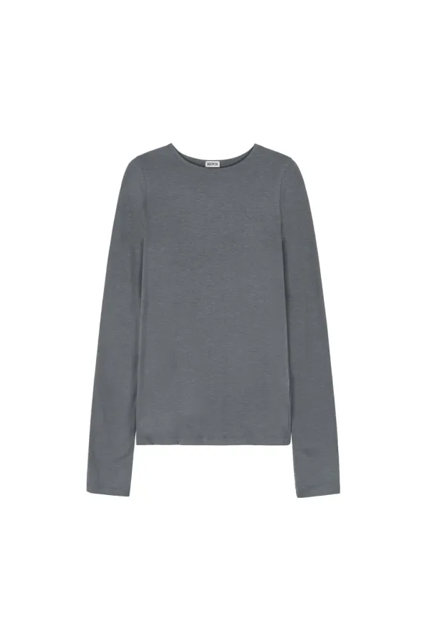SOFT ROUND T-SHIRTS (GREY)