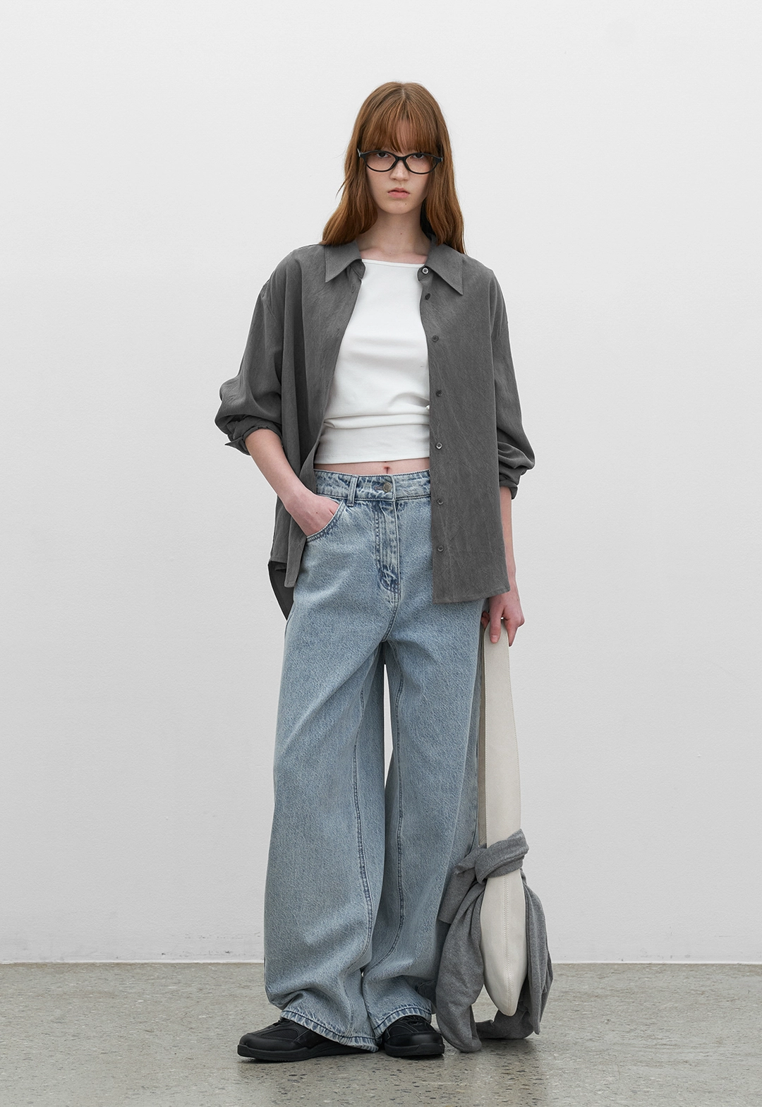 아뜰리에 나인 (BL-4403)LYODELL CREASE STANDARD SHIRT 상품 이미지 2