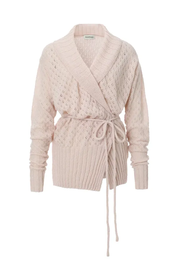 Milky wrap cardigan