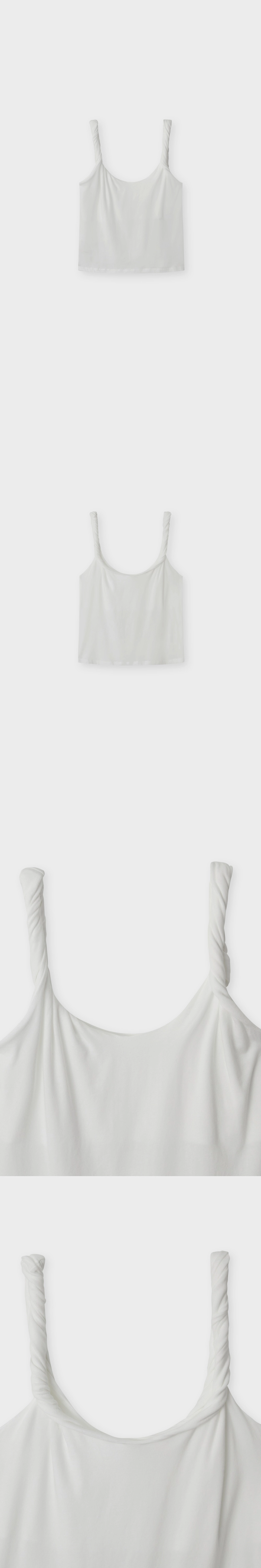 더릴 [2nd] Lune Twist Sleeveless_Ivory 상품 이미지 1