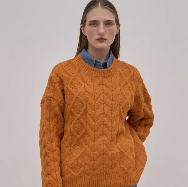 Fisherman Crewneck Sweater_2Color