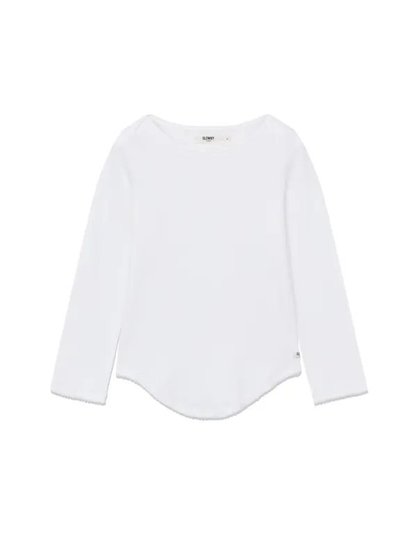 3/4 SOFT WAVE TEE (WHITE)