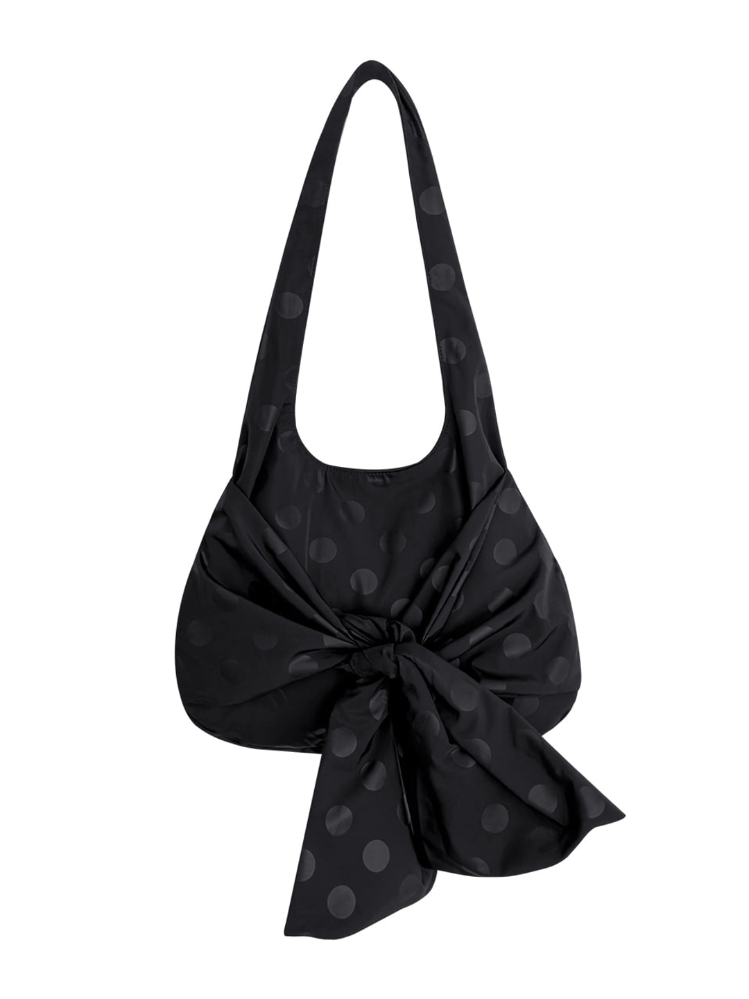마가린핑거스 RIBBON STRAP HOBO BAG (BLACK) 상품 이미지 3