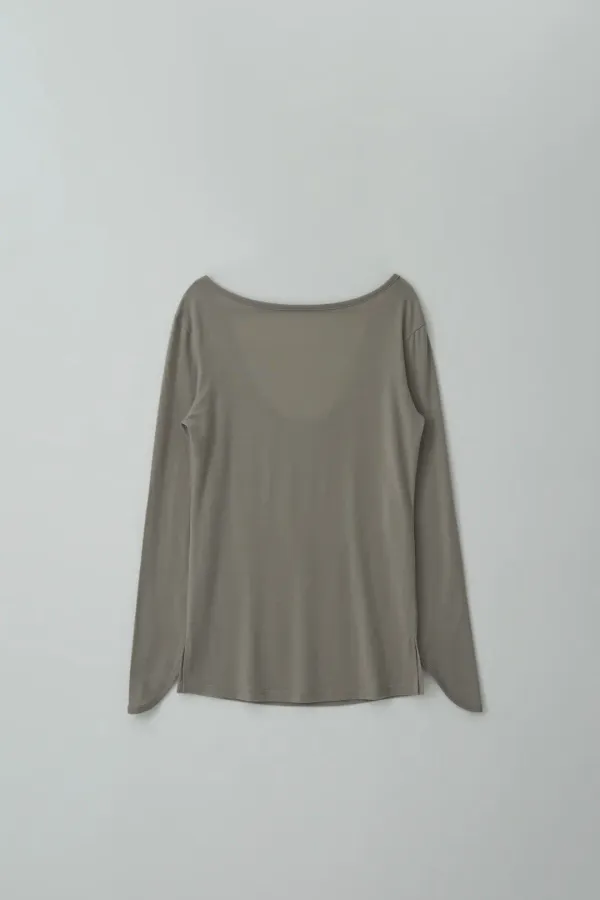 BACK HOLE TOP_KHAKI